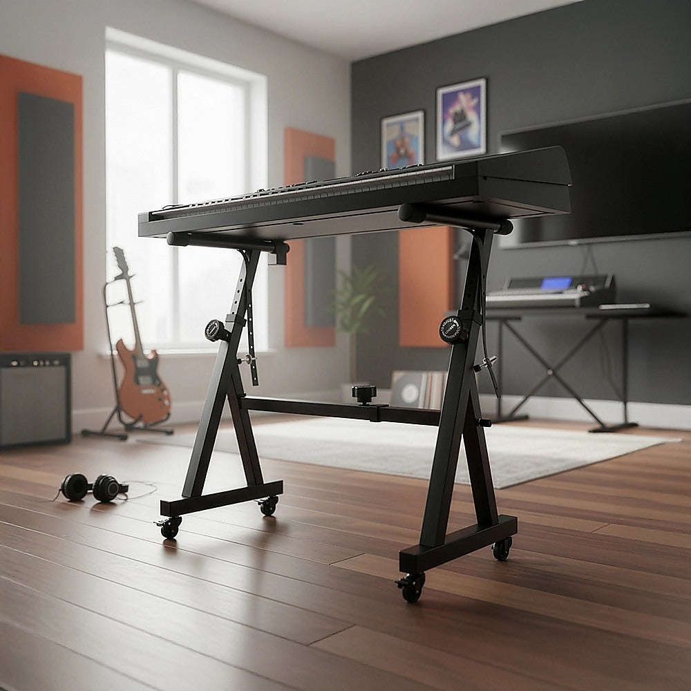 Z-Style Keyboard Stand - Heavy Duty Adjustable Piano Stand for Digital Keyboards & Portable Use V63-952381