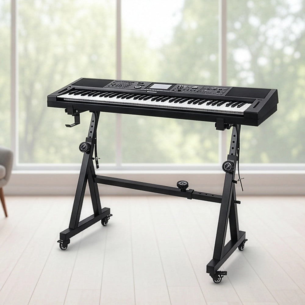 Z-Style Keyboard Stand - Heavy Duty Adjustable Piano Stand for Digital Keyboards & Portable Use V63-952381