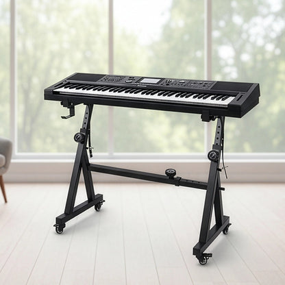 Z-Style Keyboard Stand - Heavy Duty Adjustable Piano Stand for Digital Keyboards & Portable Use V63-952381