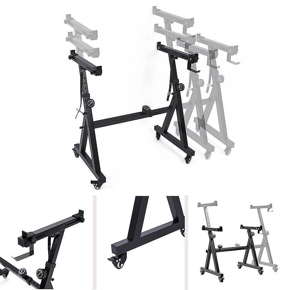 Z-Style Keyboard Stand - Heavy Duty Adjustable Piano Stand for Digital Keyboards & Portable Use V63-952381