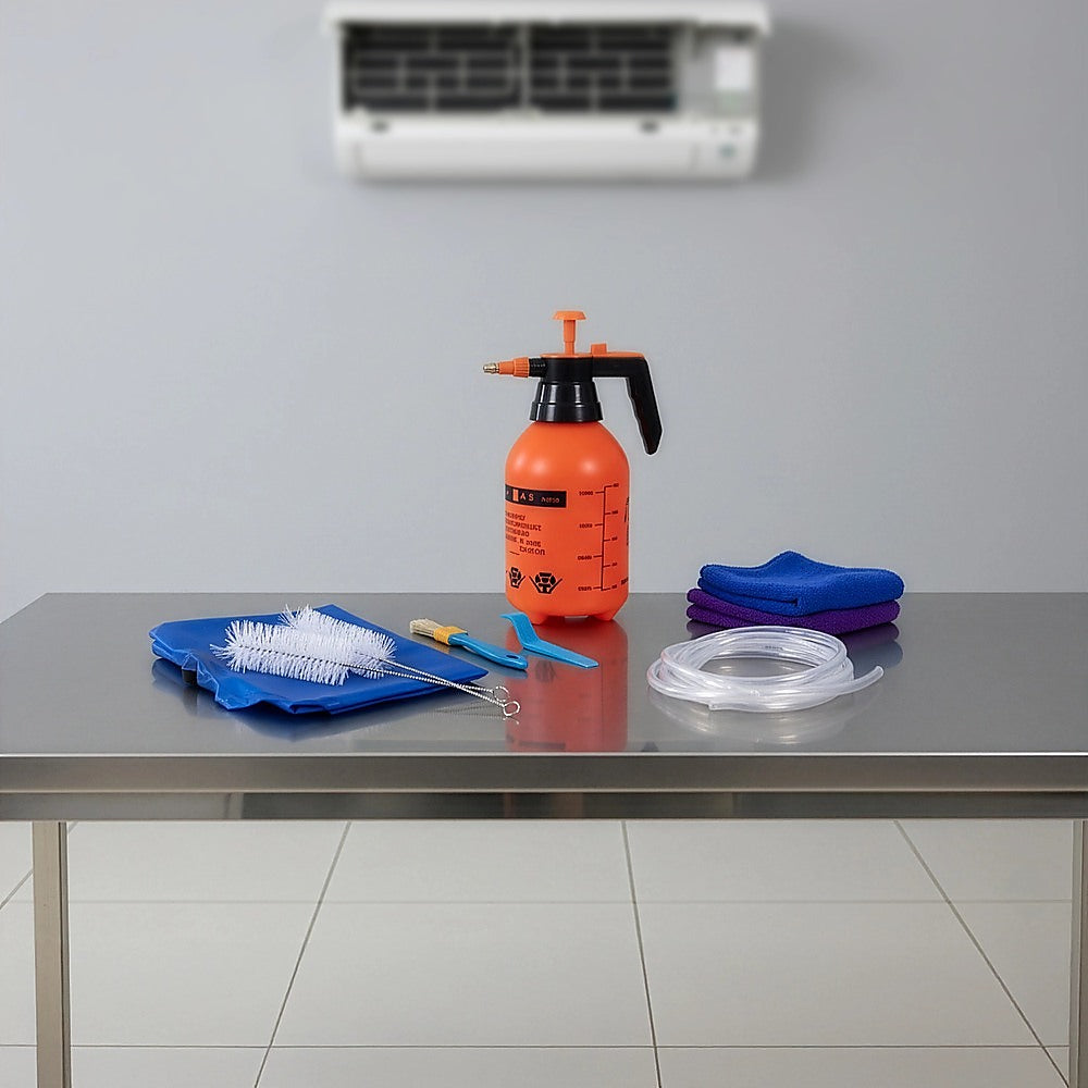 Air Conditioner Cleaning Cover Bag Kit - Leakproof Waterproof Dust Protection for Split Systems V63-952391