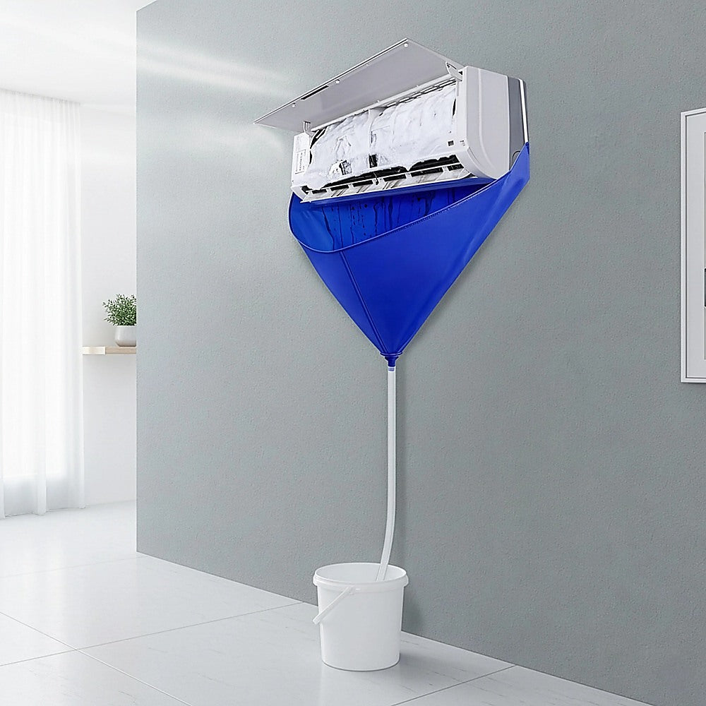 Air Conditioner Cleaning Cover Bag Kit - Leakproof Waterproof Dust Protection for Split Systems V63-952391