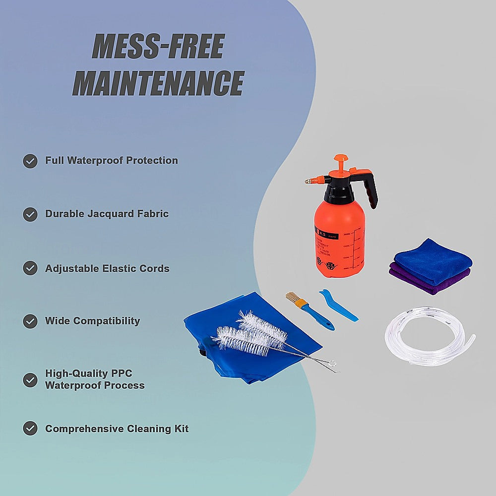 Air Conditioner Cleaning Cover Bag Kit - Leakproof Waterproof Dust Protection for Split Systems V63-952391