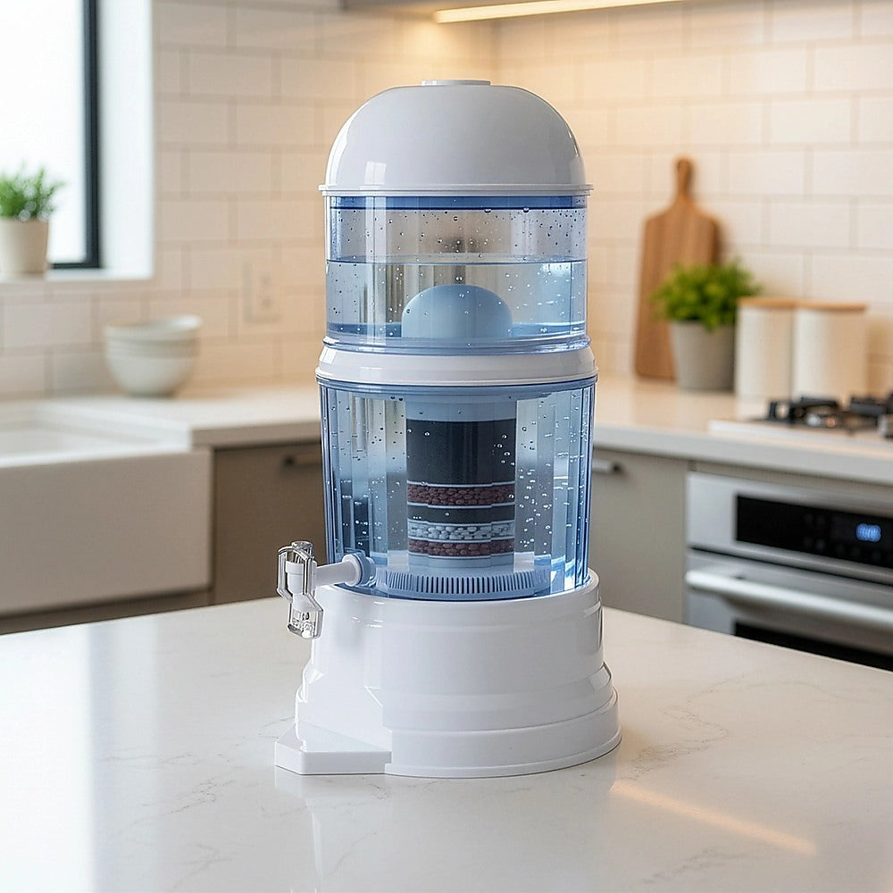 16L Benchtop Water Filter Dispenser - Ceramic Filtration System V63-952401