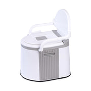 19L Camping Portable Toilet - Outdoor & Indoor Travel Commode Potty with Built-In Tissue Box V63-952411