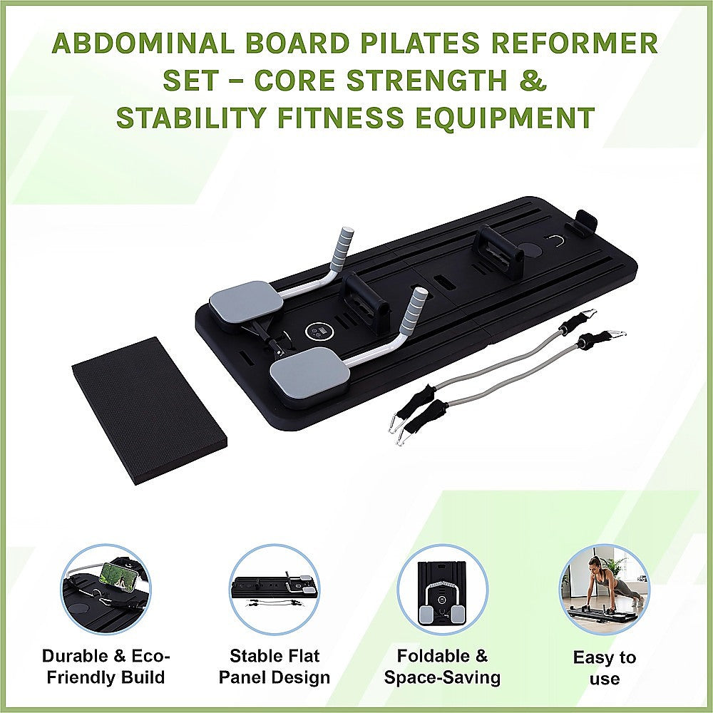 Abdominal Board Pilates Reformer Set - Core Strength & Stability Fitness Equipment V63-952421