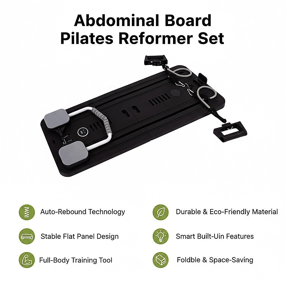 Abdominal Board Pilates Reformer Set - Core Strength & Stability Fitness Equipment V63-952421