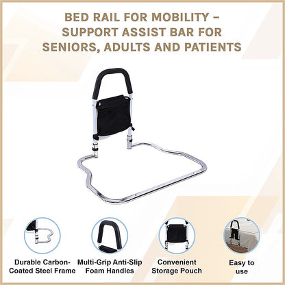 Bed Rail for Mobility - Support Assist Bar for Seniors, Adults and Patients V63-952431