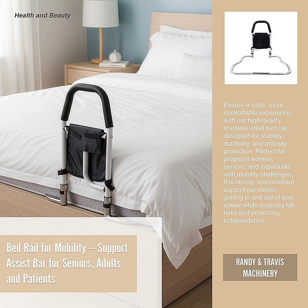 Bed Rail for Mobility - Support Assist Bar for Seniors, Adults and Patients V63-952431