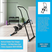 Vertical Climber Stair Stepper Machine - Full Body Home Gym Fitness Equipment NEW VERSION V63-952451