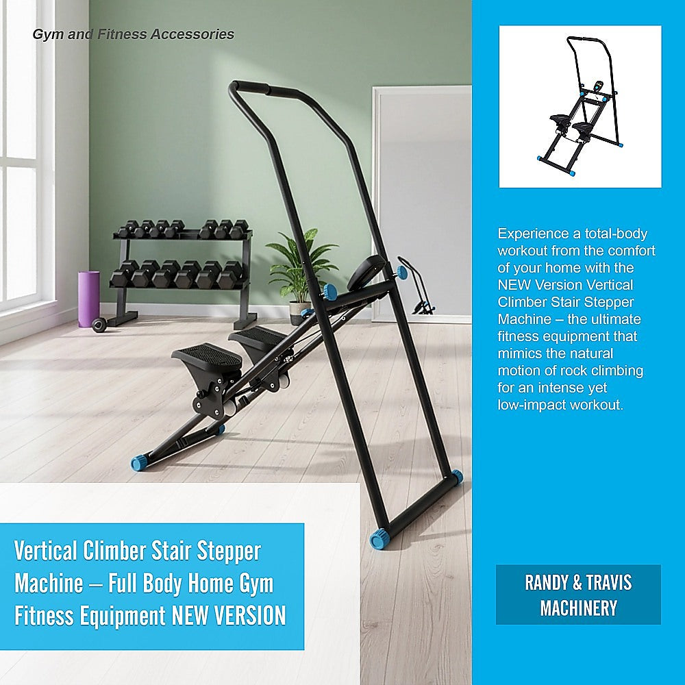 Vertical Climber Stair Stepper Machine - Full Body Home Gym Fitness Equipment NEW VERSION V63-952451