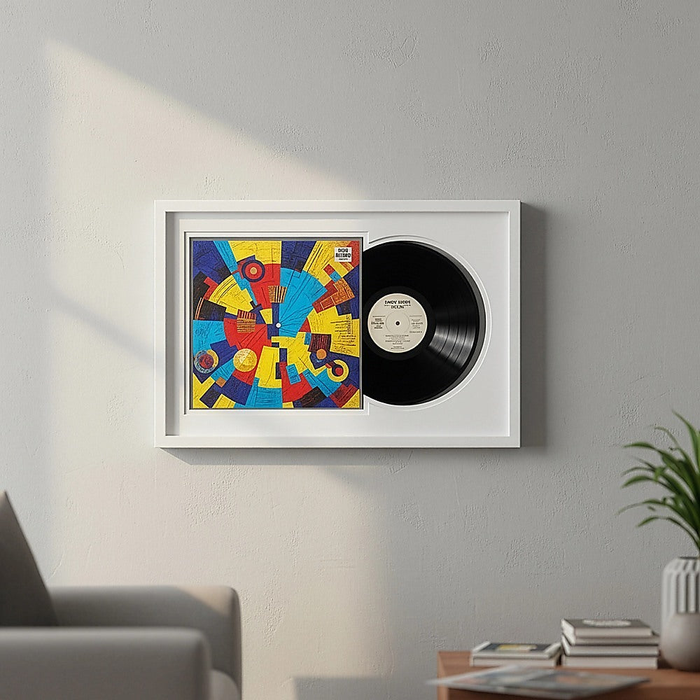 Vinyl Album Frame - LP Record Display Frame Music Artwork Decor V63-952471