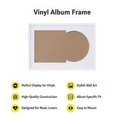 Vinyl Album Frame - LP Record Display Frame Music Artwork Decor V63-952471