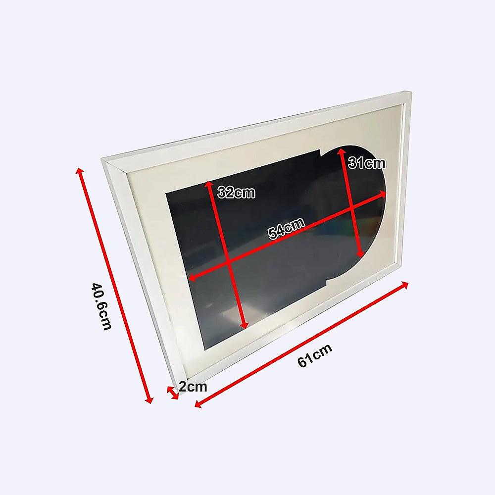 Vinyl Album Frame - LP Record Display Frame Music Artwork Decor V63-952471