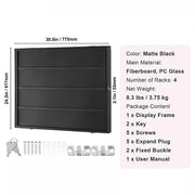 36 Graded Sports Card Display Case V63-952491
