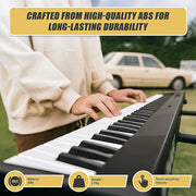 Folding Digital Piano 88 Key Velocity-Sensitive + Carry Case Pedal V63-952531