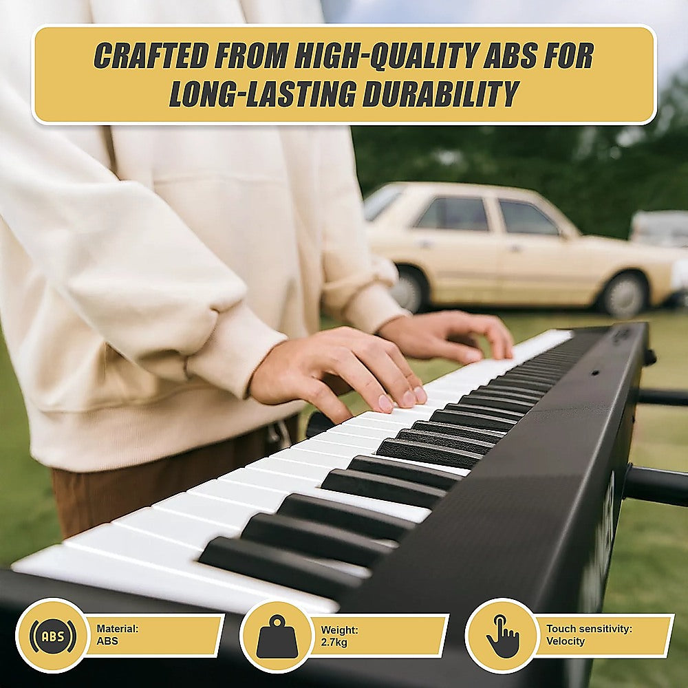 Folding Digital Piano 88 Key Velocity-Sensitive + Carry Case Pedal V63-952531