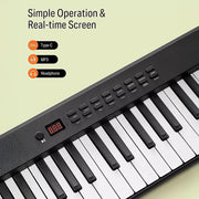 Folding Digital Piano 88 Key Velocity-Sensitive + Carry Case Pedal V63-952531