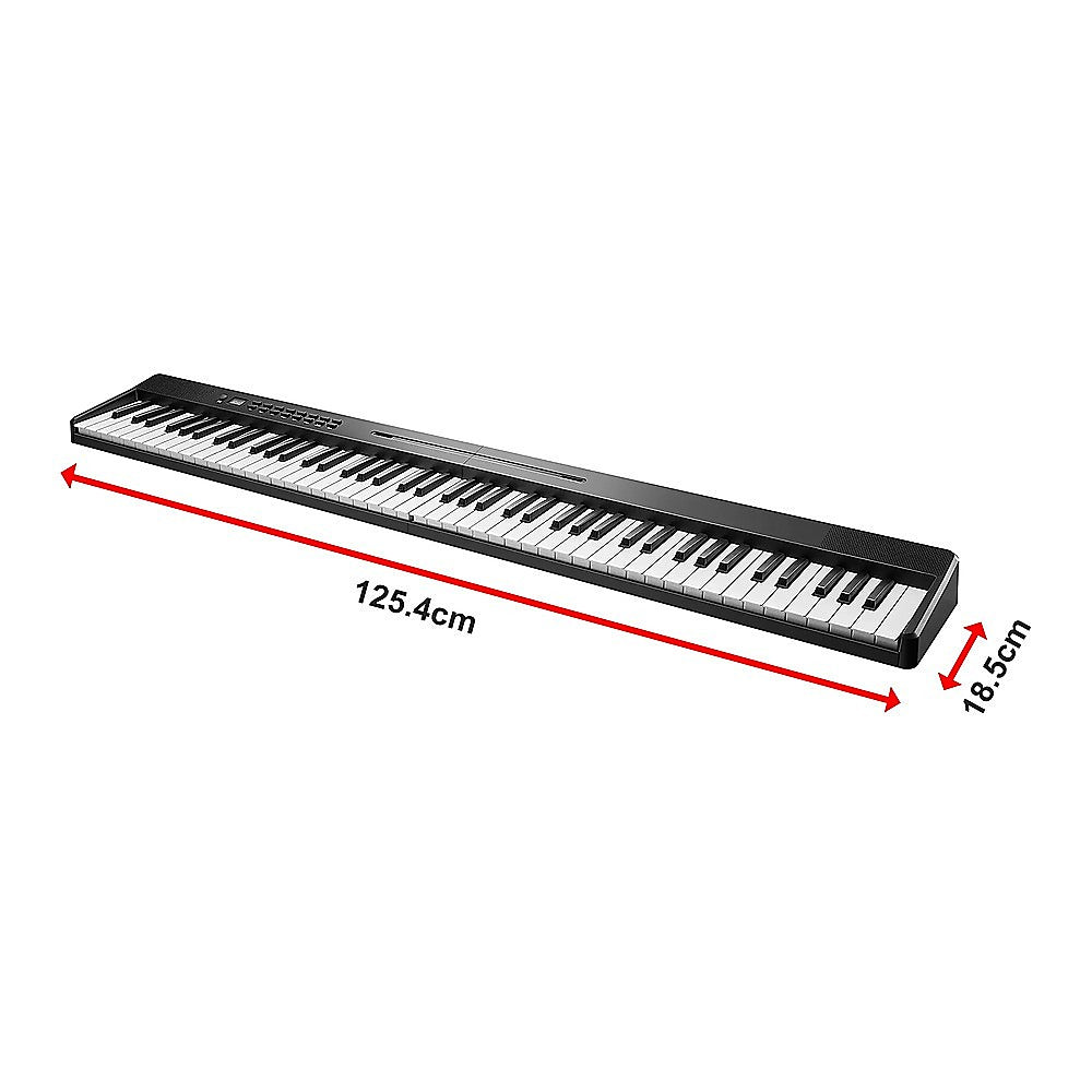 Folding Digital Piano 88 Key Velocity-Sensitive + Carry Case Pedal V63-952531