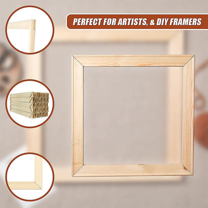50x Canvas Stretcher Bars Frames Pine Wood V63-952551