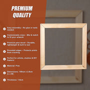 50x Canvas Stretcher Bars Frames Pine Wood V63-952551