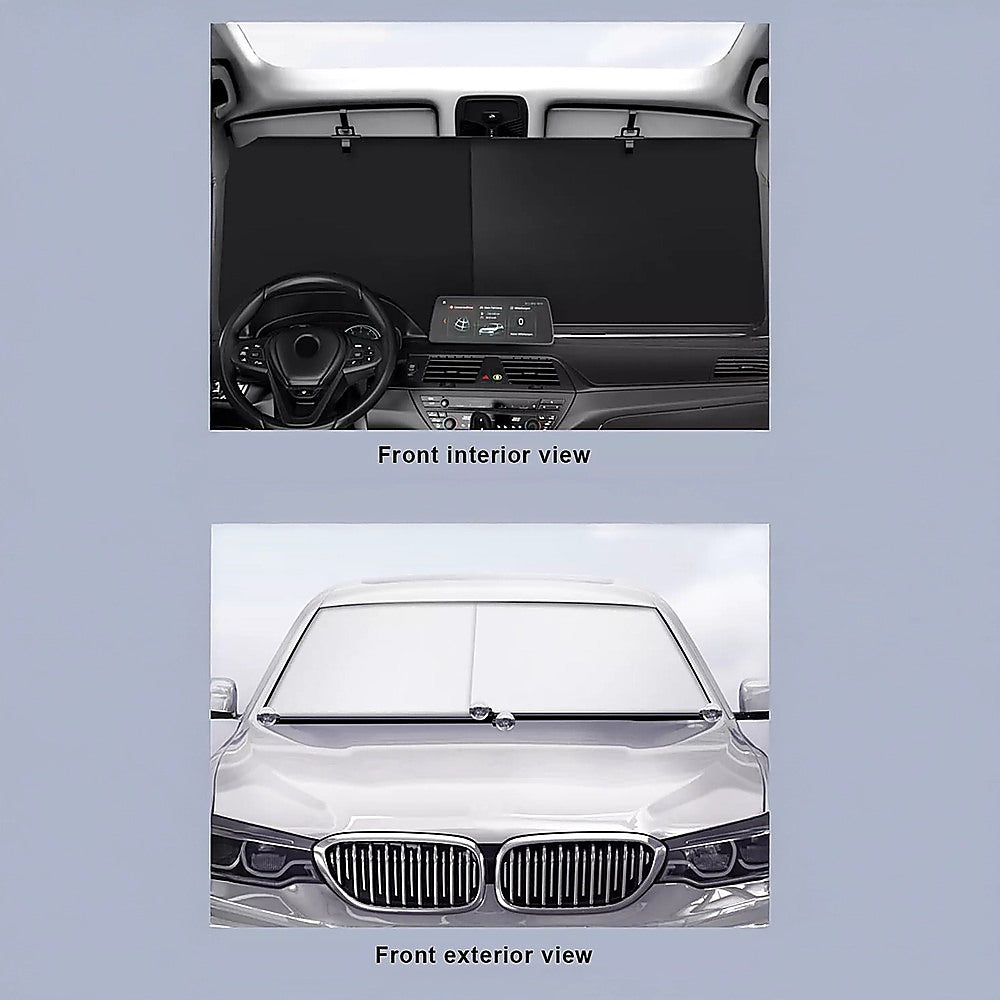 Retractable Sunshade for Car Windshield - UV Protection Window Cover V63-952581