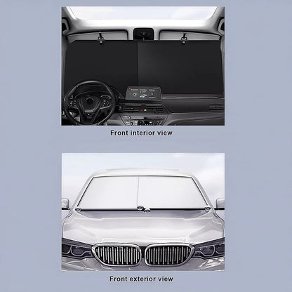 Retractable Sunshade for Car Windshield - UV Protection Window Cover V63-952581