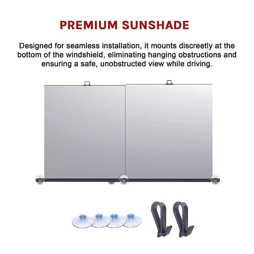 Retractable Sunshade for Car Windshield - UV Protection Window Cover V63-952581
