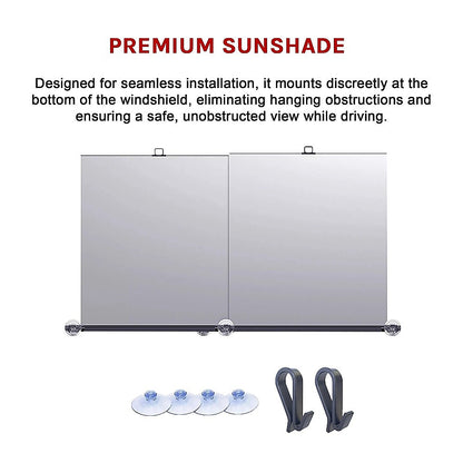 Retractable Sunshade for Car Windshield - UV Protection Window Cover V63-952581