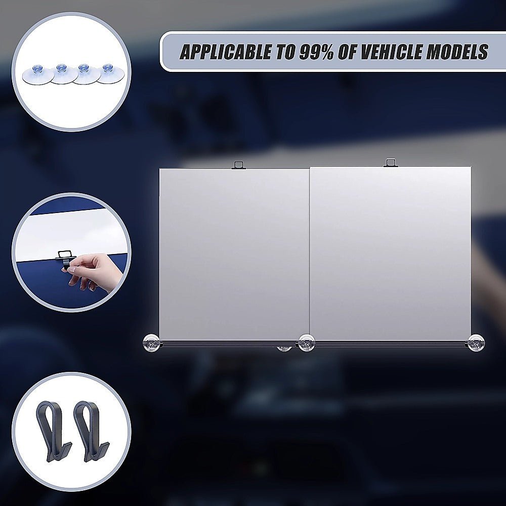 Retractable Sunshade for Car Windshield - UV Protection Window Cover V63-952581