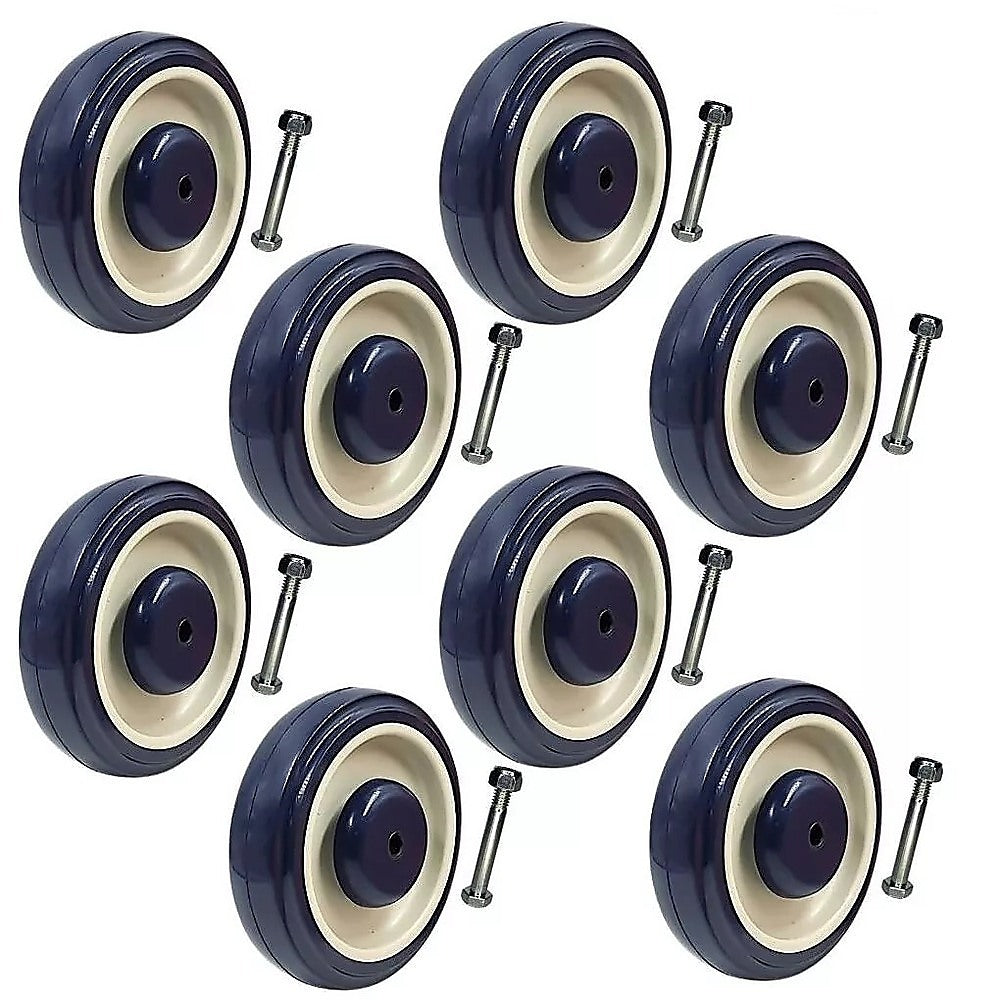 8 x 5" Diameter Wheels Nuts and Bolts included V63-952591