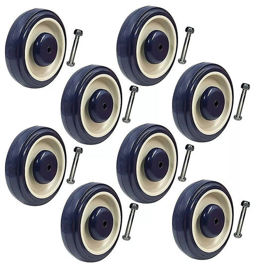 8 x 5" Diameter Wheels Nuts and Bolts included V63-952591