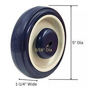 8 x 5" Diameter Wheels Nuts and Bolts included V63-952591