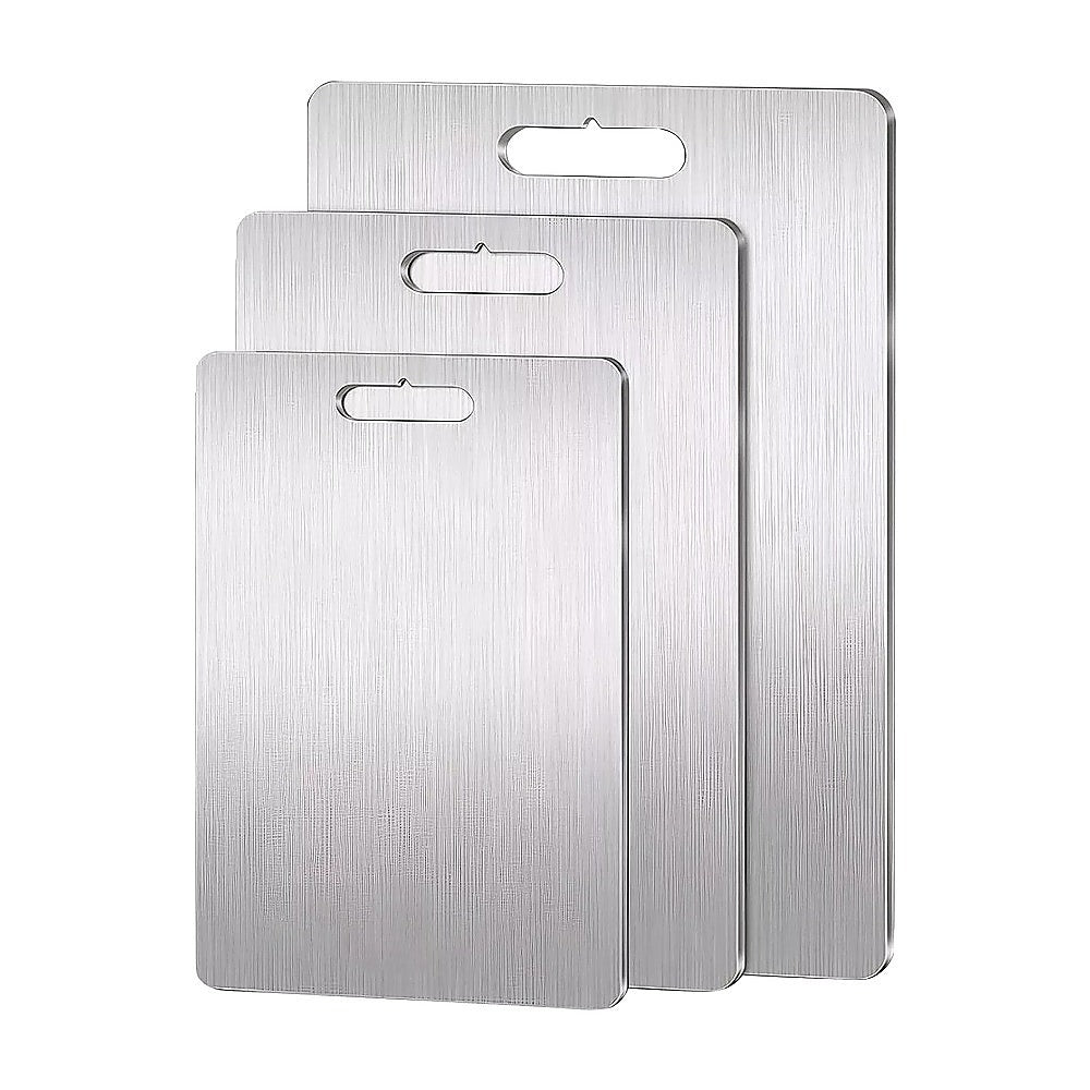 3 x 304SS Cutting Chopping Board Stainless Steel V63-952611