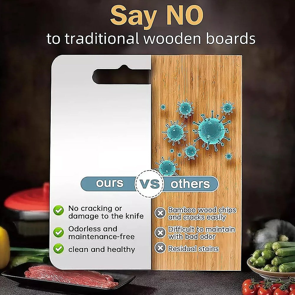3 x 304SS Cutting Chopping Board Stainless Steel V63-952611