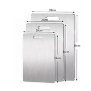 3 x 304SS Cutting Chopping Board Stainless Steel V63-952611