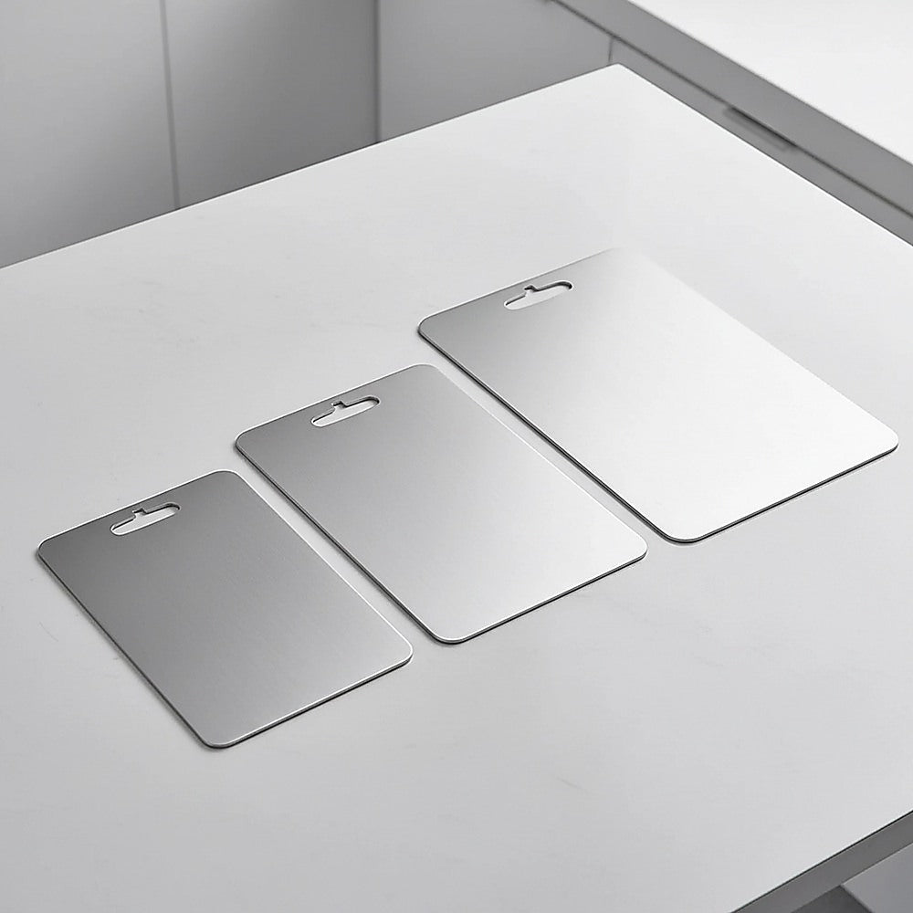 3 x 304SS Cutting Chopping Board Stainless Steel V63-952611