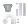 Portable Air Conditioner Window Kit - Exhaust Hose Adaptor Pipe & Slide Plate V63-952621