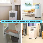 Portable Air Conditioner Window Kit - Exhaust Hose Adaptor Pipe & Slide Plate V63-952621