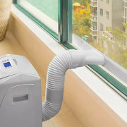 Portable Air Conditioner Window Kit - Exhaust Hose Adaptor Pipe & Slide Plate V63-952621