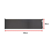Retractable Baby Safety Fence Pet Stair Gate Barrier for Kids Dog Cat 3M V63-952631