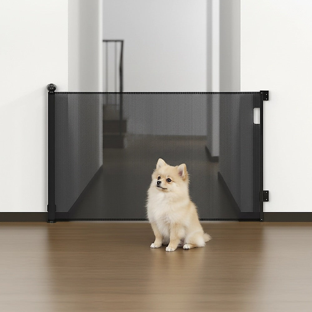 Retractable Baby Safety Fence Pet Stair Gate Barrier for Kids Dog Cat 3M V63-952631