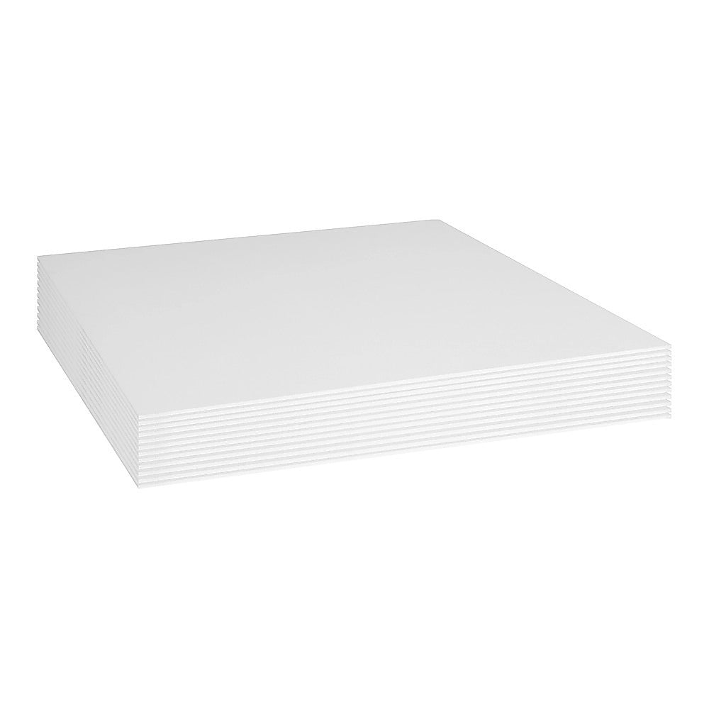 12x Smooth Drop Ceiling Tile 2ft x 2ft PVC Ceiling Panel V63-952641