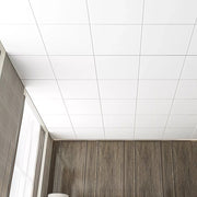12x Smooth Drop Ceiling Tile 2ft x 2ft PVC Ceiling Panel V63-952641