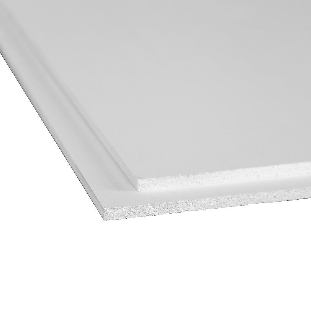 12x Smooth Drop Ceiling Tile 2ft x 2ft PVC Ceiling Panel V63-952641