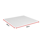 12x Smooth Drop Ceiling Tile 2ft x 2ft PVC Ceiling Panel V63-952641
