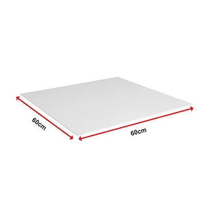 12x Smooth Drop Ceiling Tile 2ft x 2ft PVC Ceiling Panel V63-952641