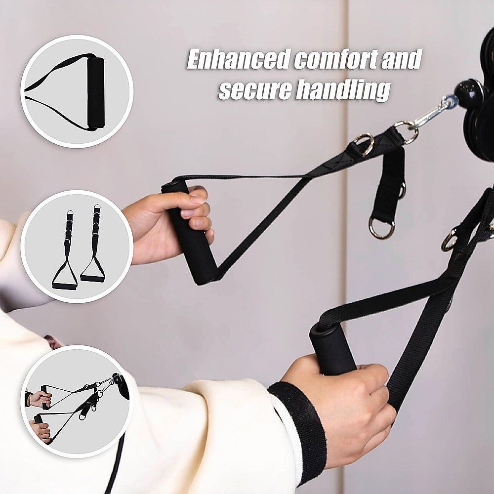 2 x Universal Foam Handle Exercise Machine Attachments V63-952661