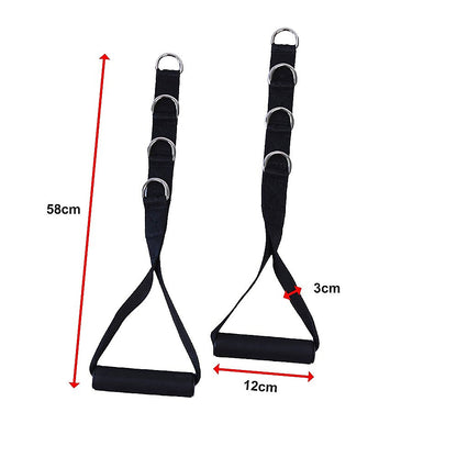 2 x Universal Foam Handle Exercise Machine Attachments V63-952661