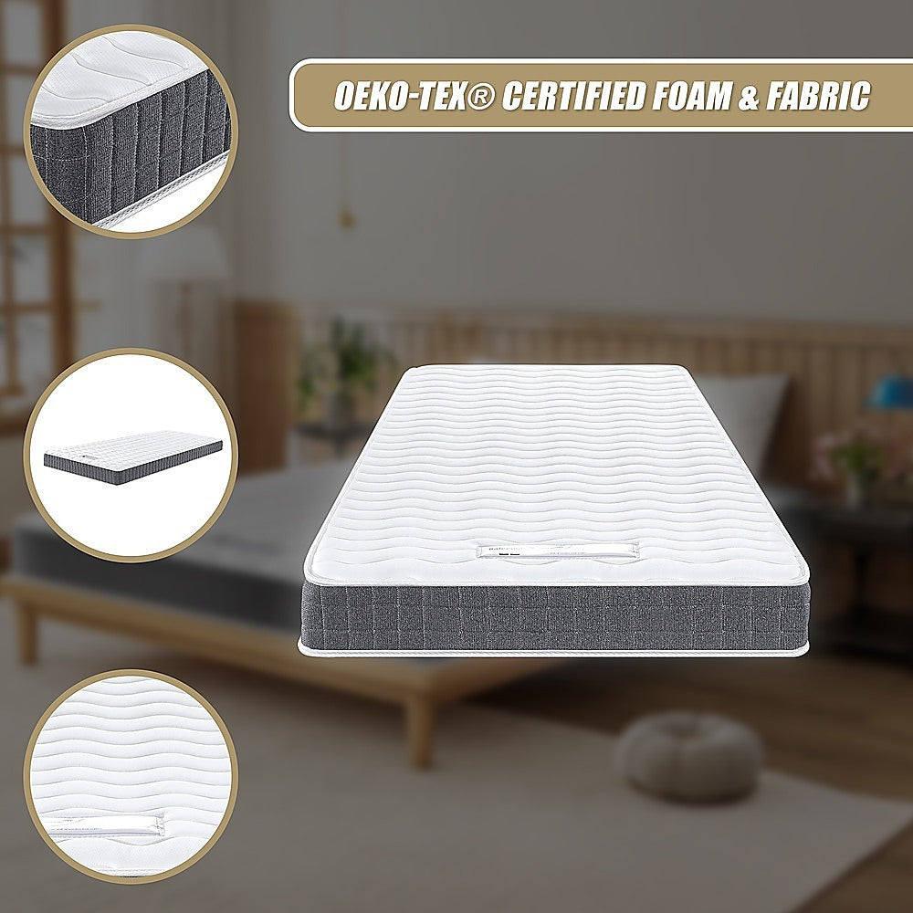 Single Memory Foam Mattress - OEKO-TEX Textile & CertiPUR-US Certified Foam V63-952681